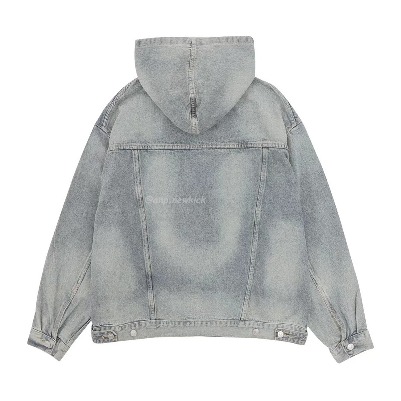 Balenciaga Hooded Denim Hoodie (10) - newkick.app